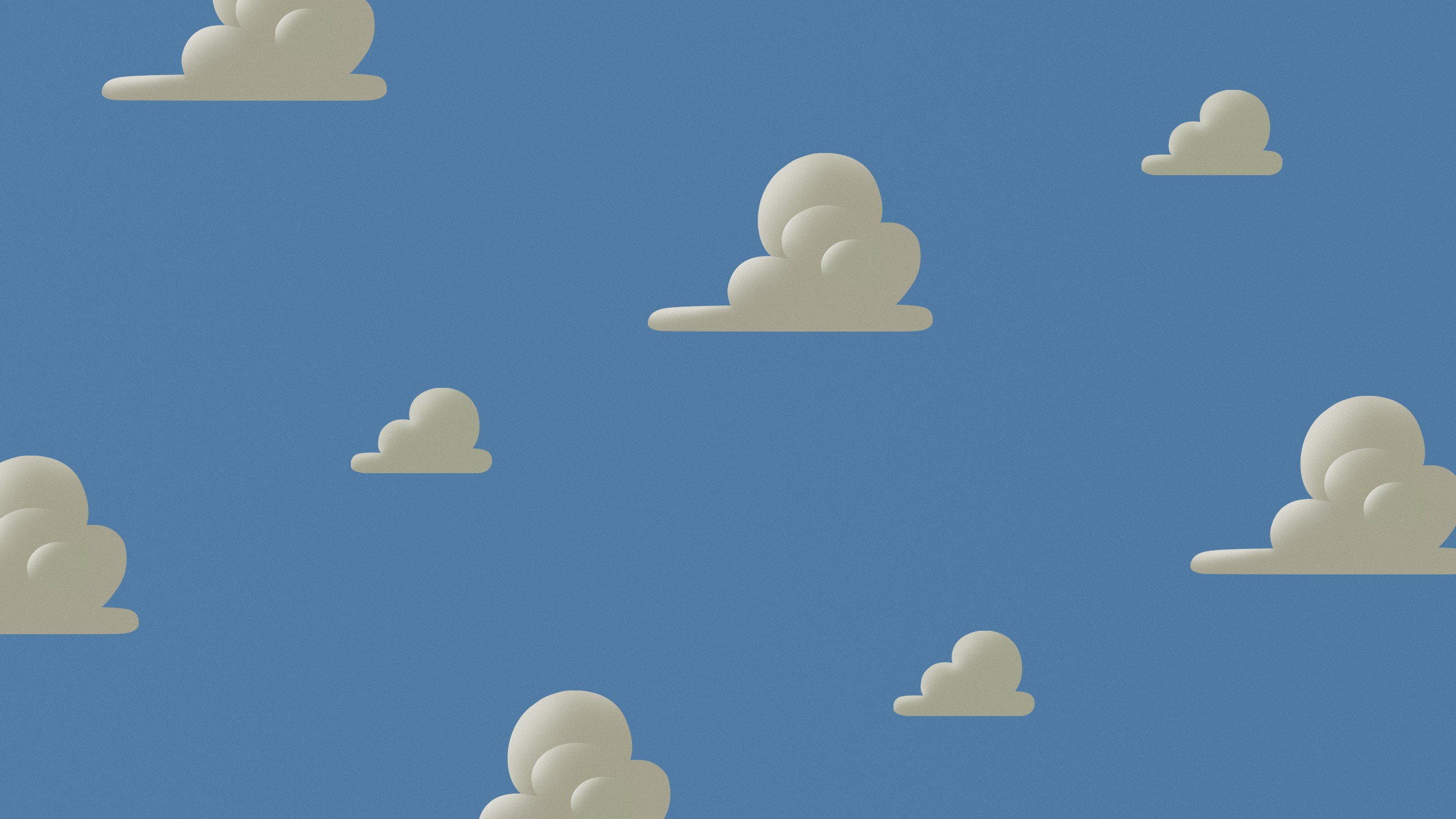 General 2560x1440 Toy Story animated movies movies clouds sky digital art simple background