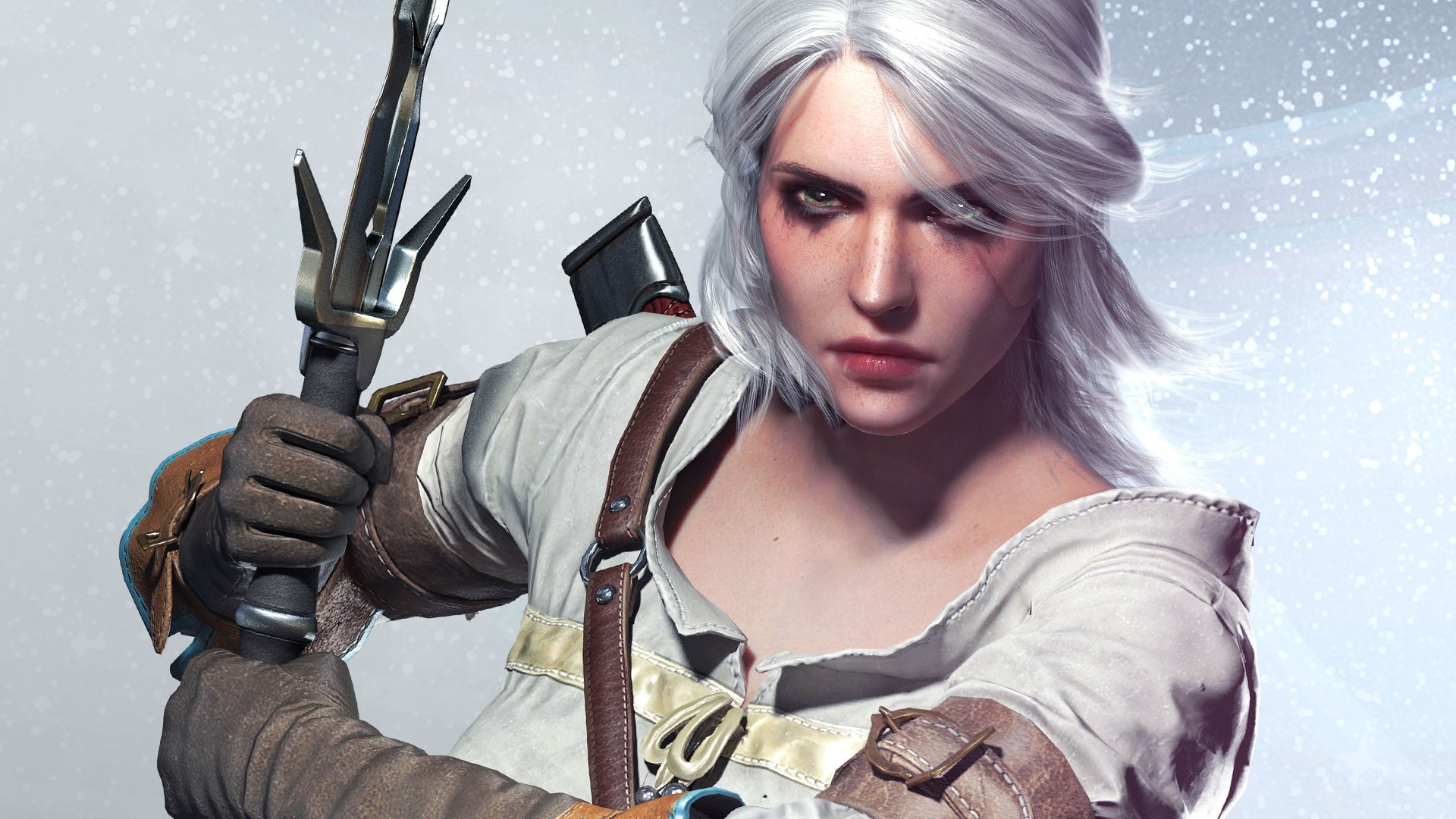 General 1920x1080 The Witcher 3: Wild Hunt Cirilla Fiona Elen Riannon video games The Witcher fantasy girl video game girls women looking at viewer CD Projekt RED PC gaming video game art