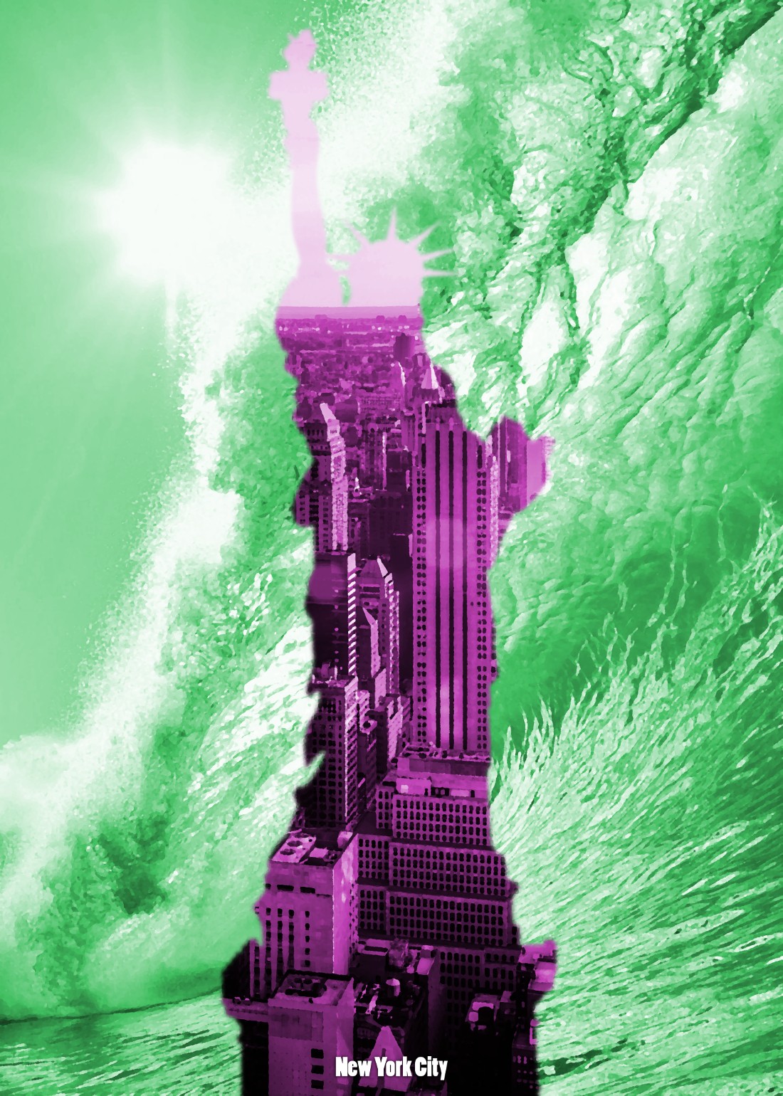 General 1100x1540 New York City Statue of Liberty statue water city artwork digital art