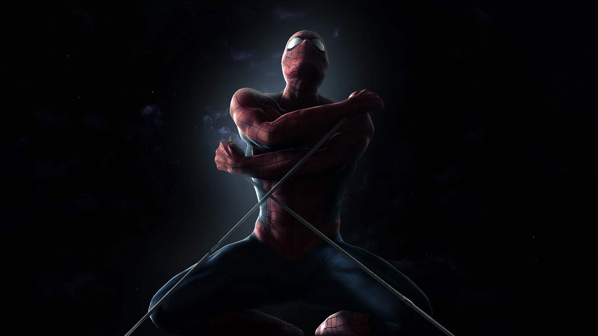 General 1920x1080 Spider-Man Marvel Comics superhero simple background black background