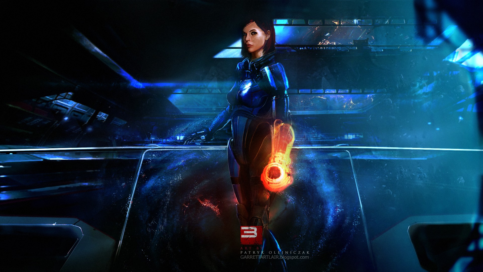 General 1920x1080 Mass Effect Mass Effect 3 video games video game art EA Games science fiction women PC gaming science fiction standing looking at viewer Commander Shepard Jane Shepard