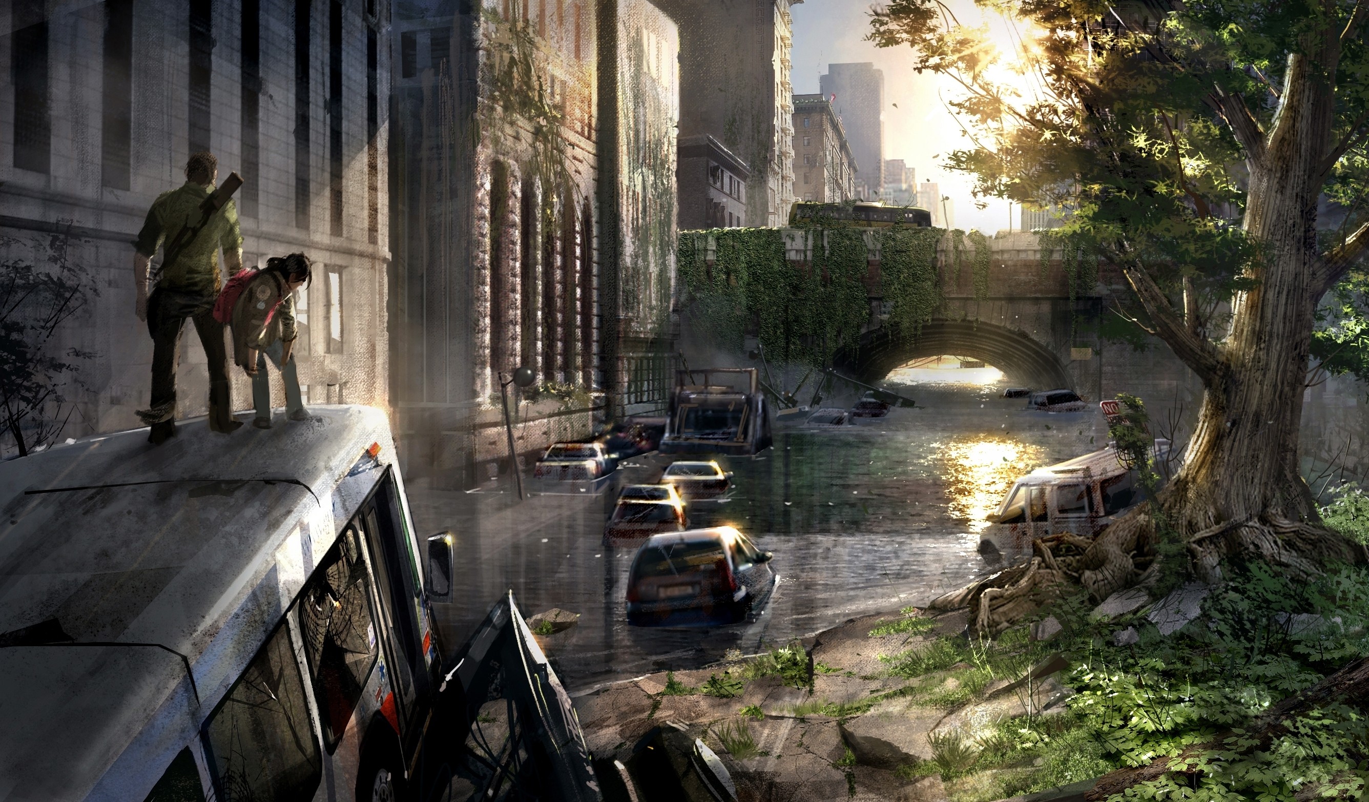 General 2672x1565 The Last of Us concept art video games apocalyptic video game art