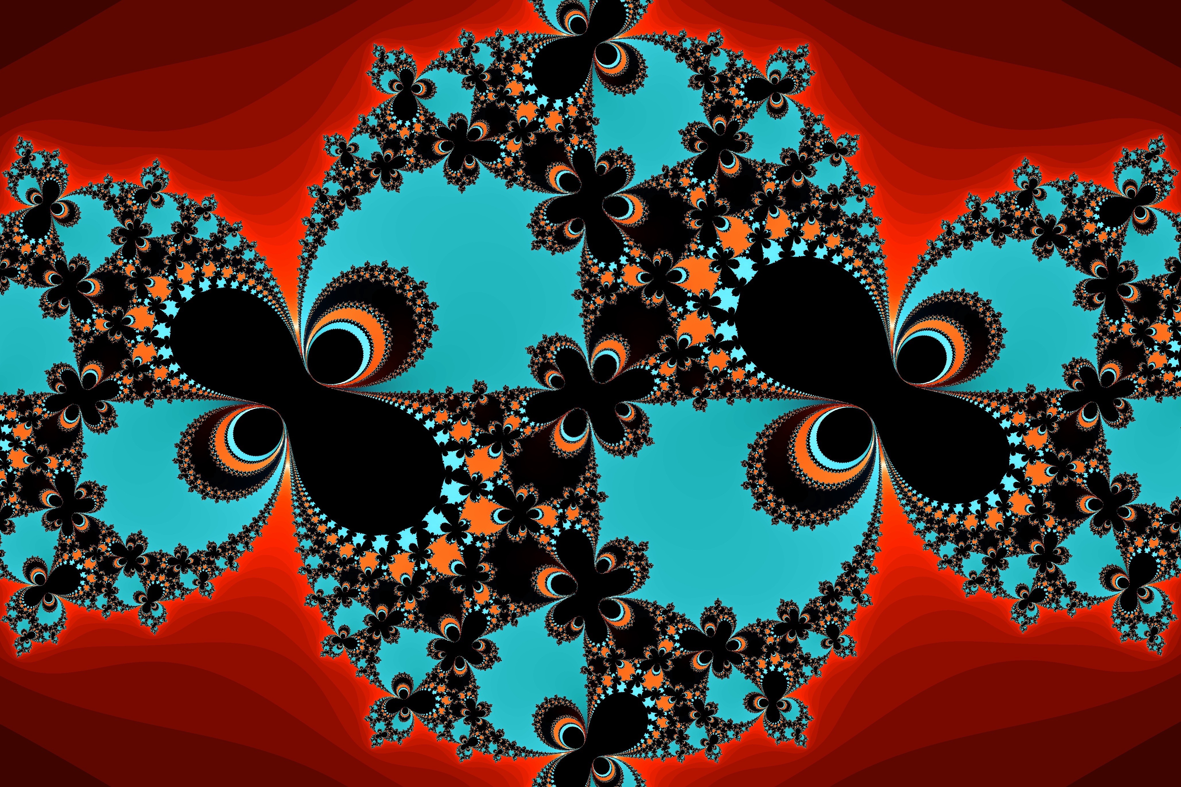 General 4115x2743 fractal abstract digital art shapes