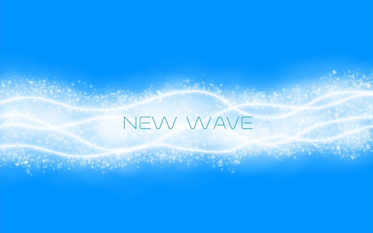 General 1440x900 typography simple background shapes digital art music blue background waveforms