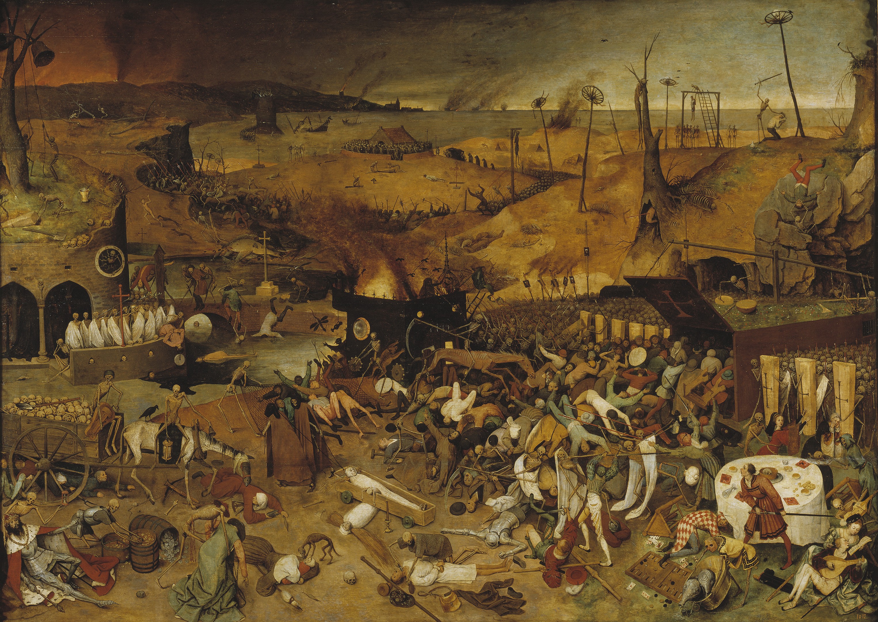 General 3051x2161 painting death skeleton classic art Pieter Bruegel 