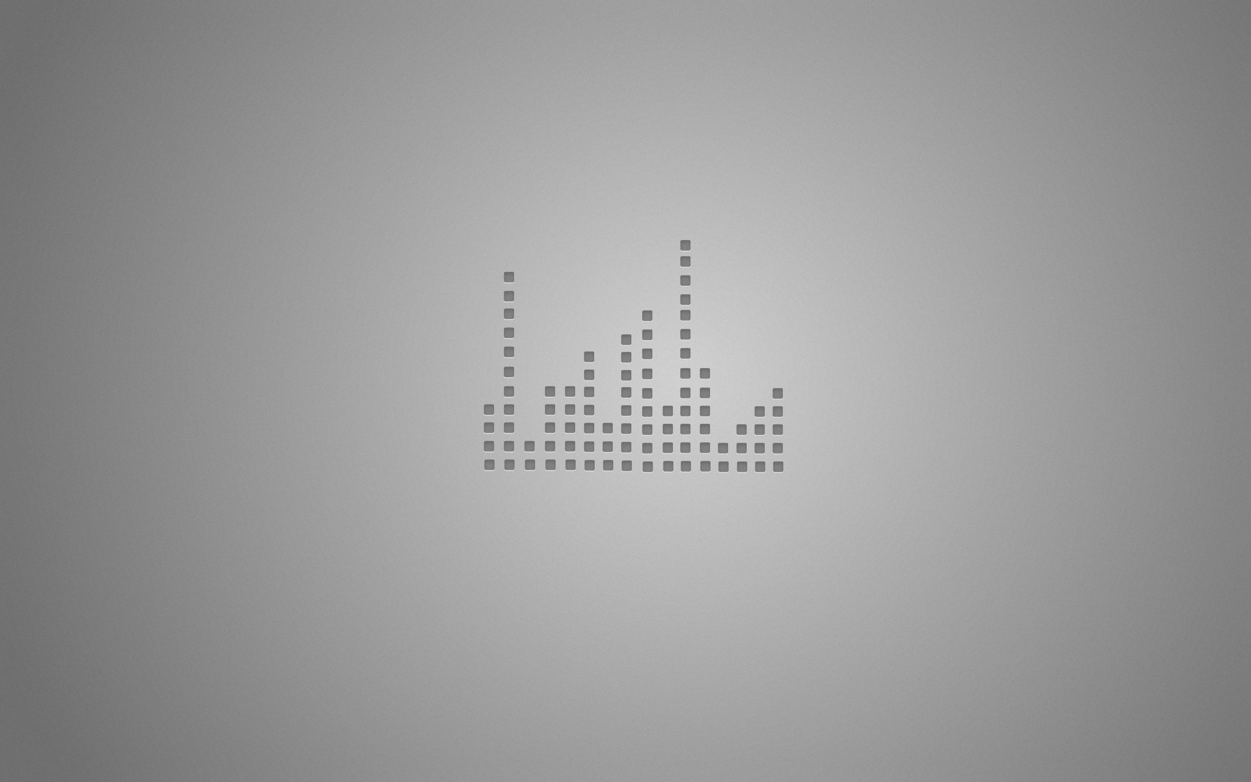 General 2560x1600 dots gray minimalism digital art simple background audio spectrum monochrome