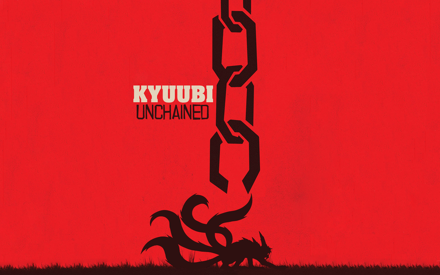 Anime 1440x900 Naruto Shippuden Django Unchained crossover anime red background simple background chains