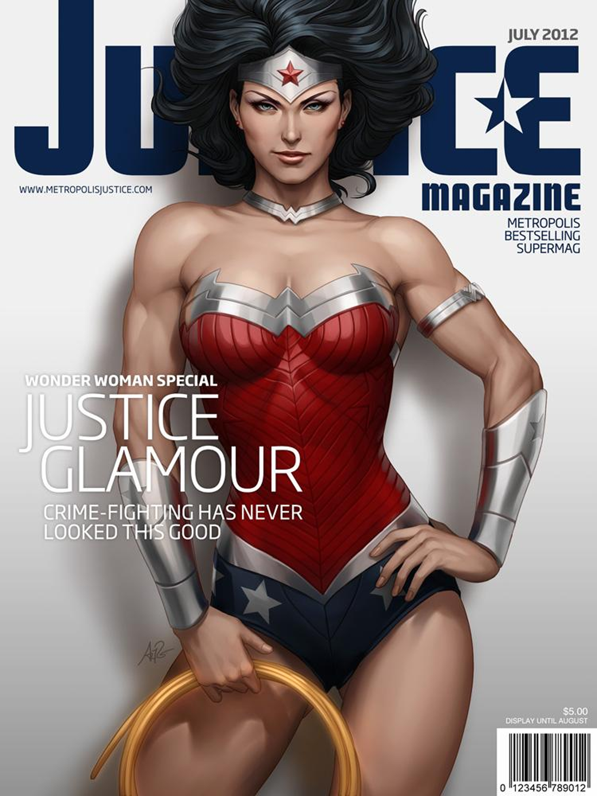 General 1920x2560 superhero Wonder Woman magazine cover DC Comics comics