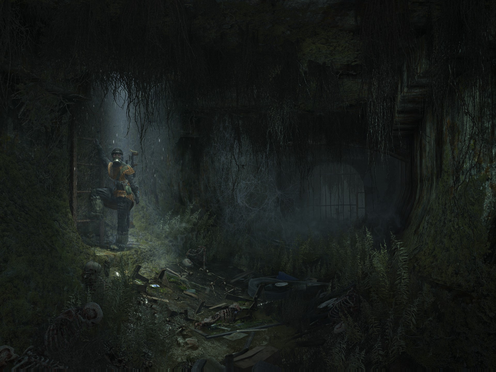 General 1920x1440 Metro: Last Light video games video game art apocalyptic dark PC gaming sewers