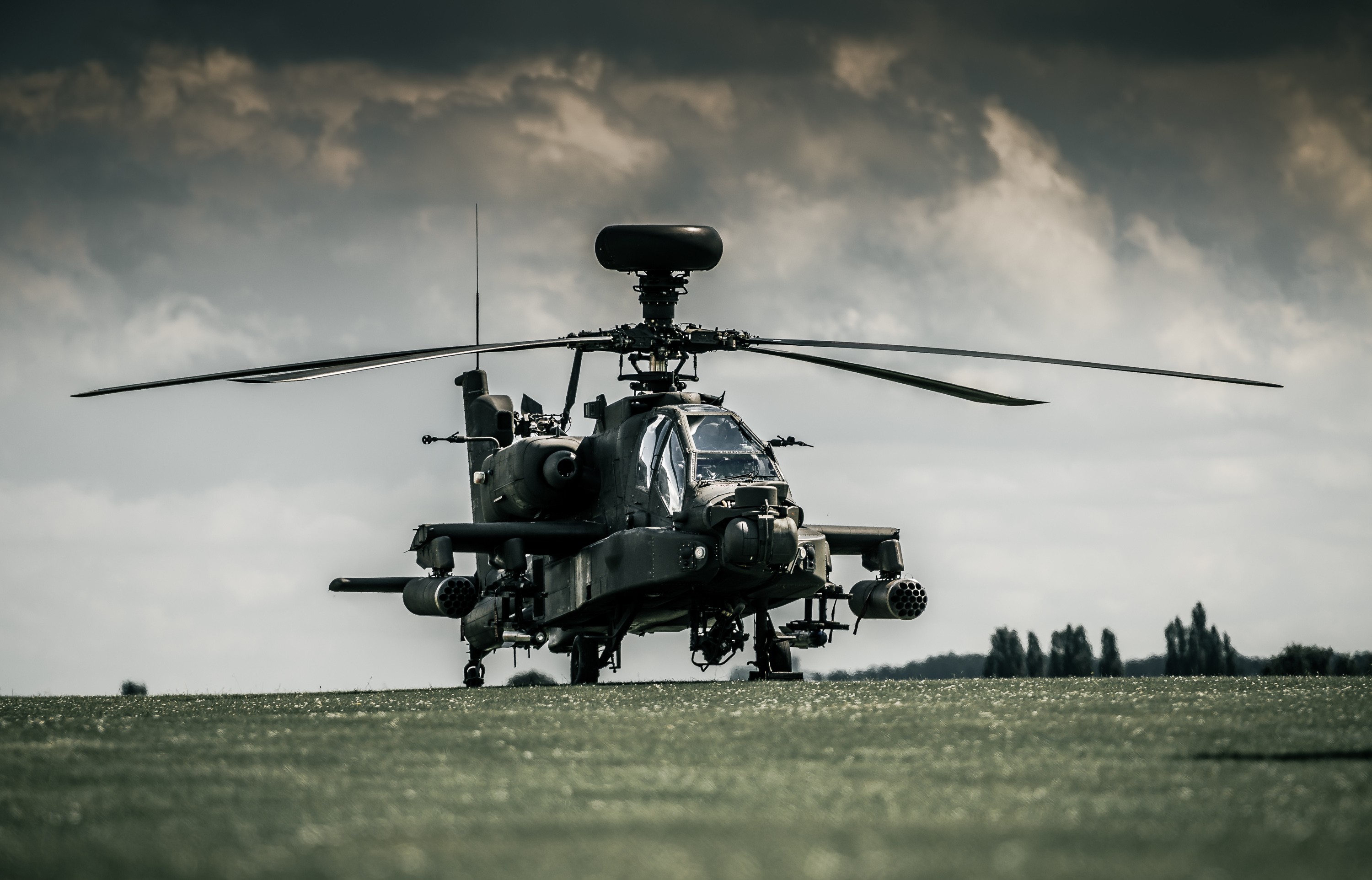 General 3000x1924 Boeing AH-64 Apache attack helicopters Gunship gunships military vehicle