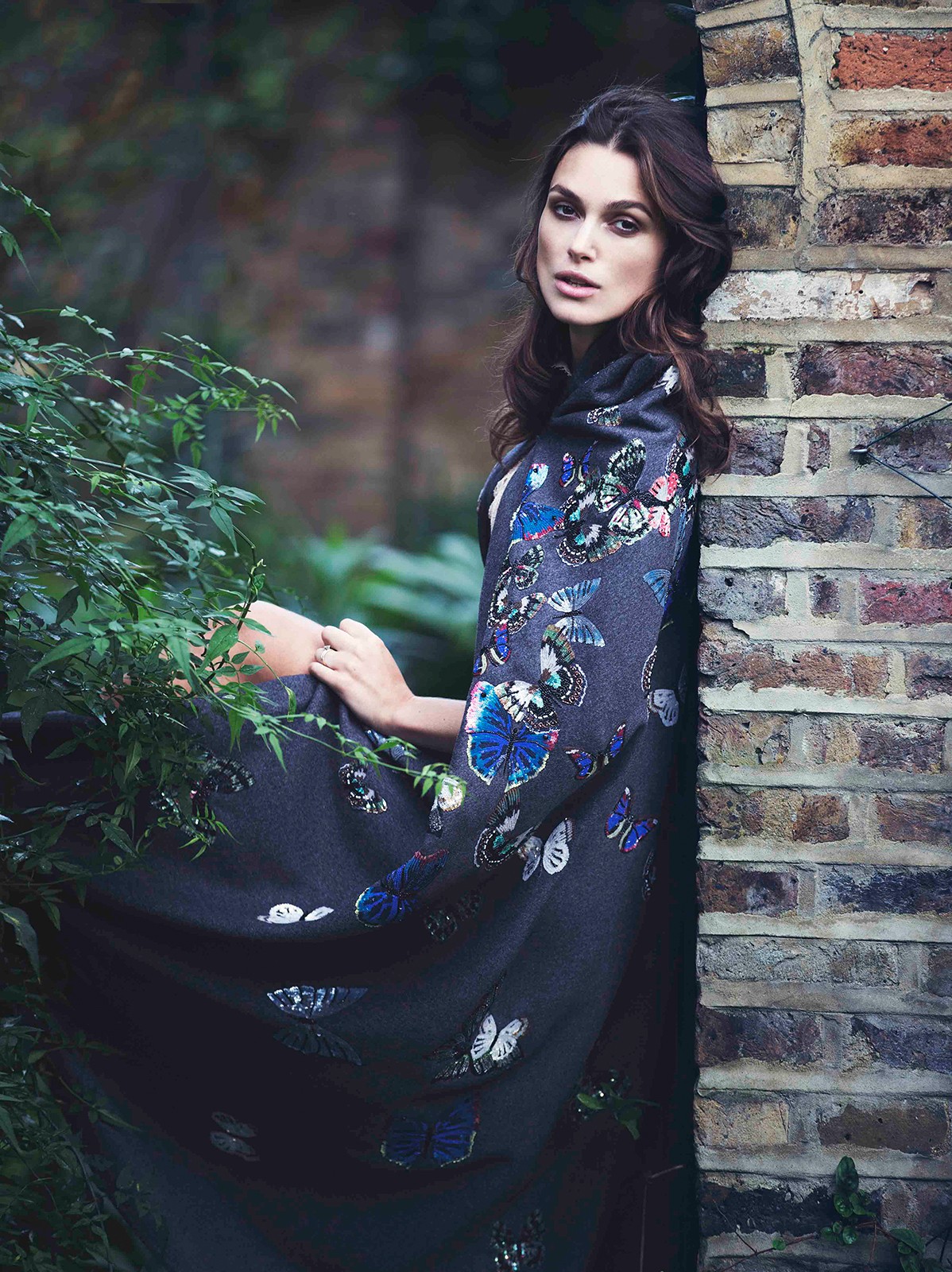 People 1198x1600 Keira Knightley women actress brunette women outdoors robes pale celebrity looking at viewer dark hair outdoors