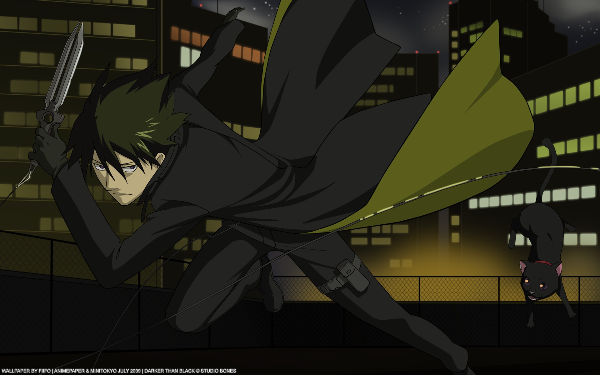 Anime 1920x1200 Hei anime boys 2009 (Year) anime Darker than Black cats