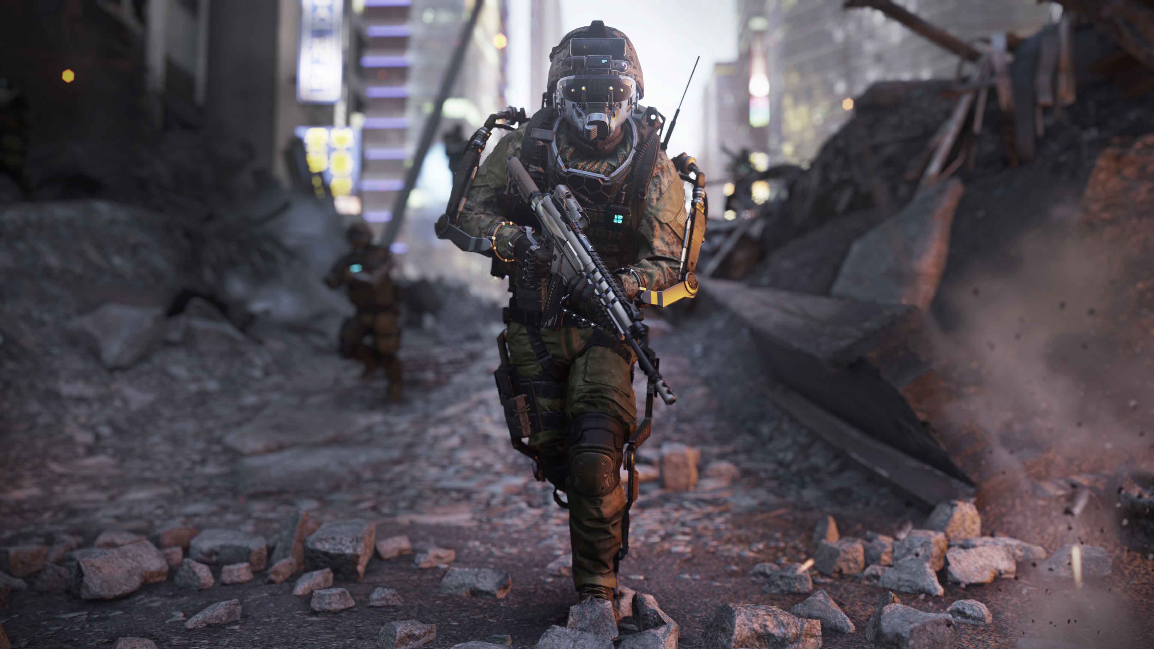General 3840x2160 Call of Duty: Advanced Warfare Call of Duty video games ruins PC gaming weapon