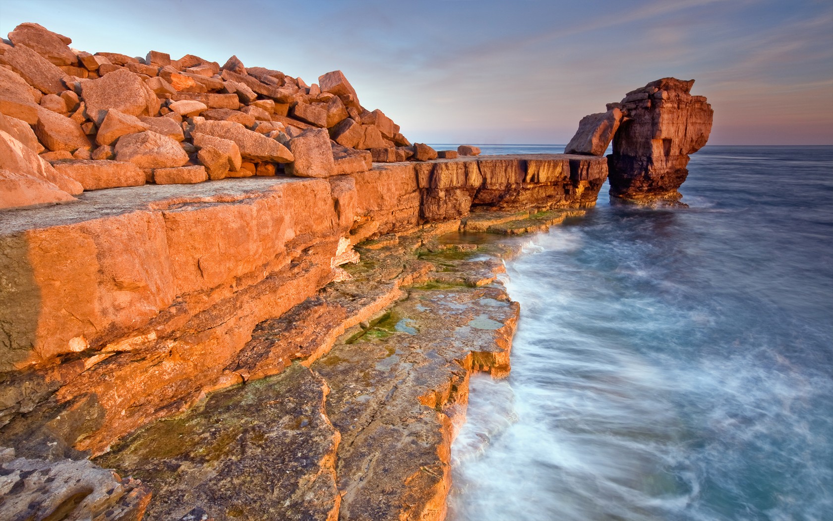 General 1680x1050 landscape nature rocks coast rock formation sea Norway