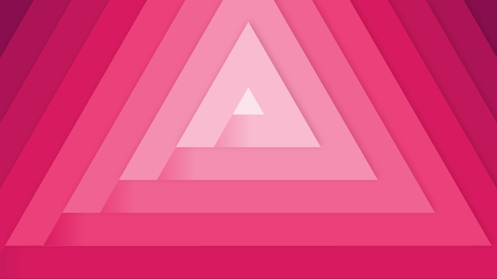 General 1600x900 material style triangle abstract digital art gradient red