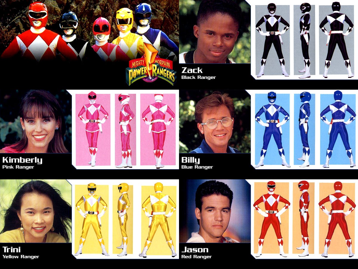 General 1200x900 Power Rangers collage nostalgia TV series