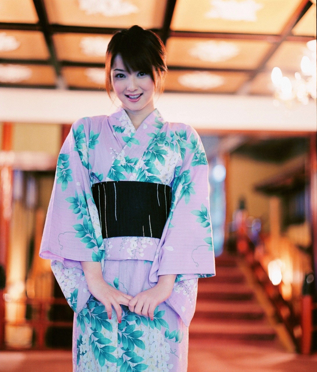 People 1090x1280 Nozomi Sasaki Asian Visual Young Jum women standing kimono brunette open mouth looking at viewer Japanese women Japanese model traditional clothing women indoors