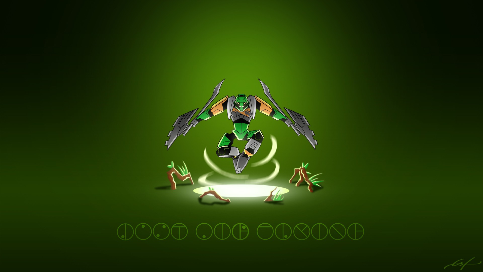 General 1920x1080 Bionicle  Toa green background