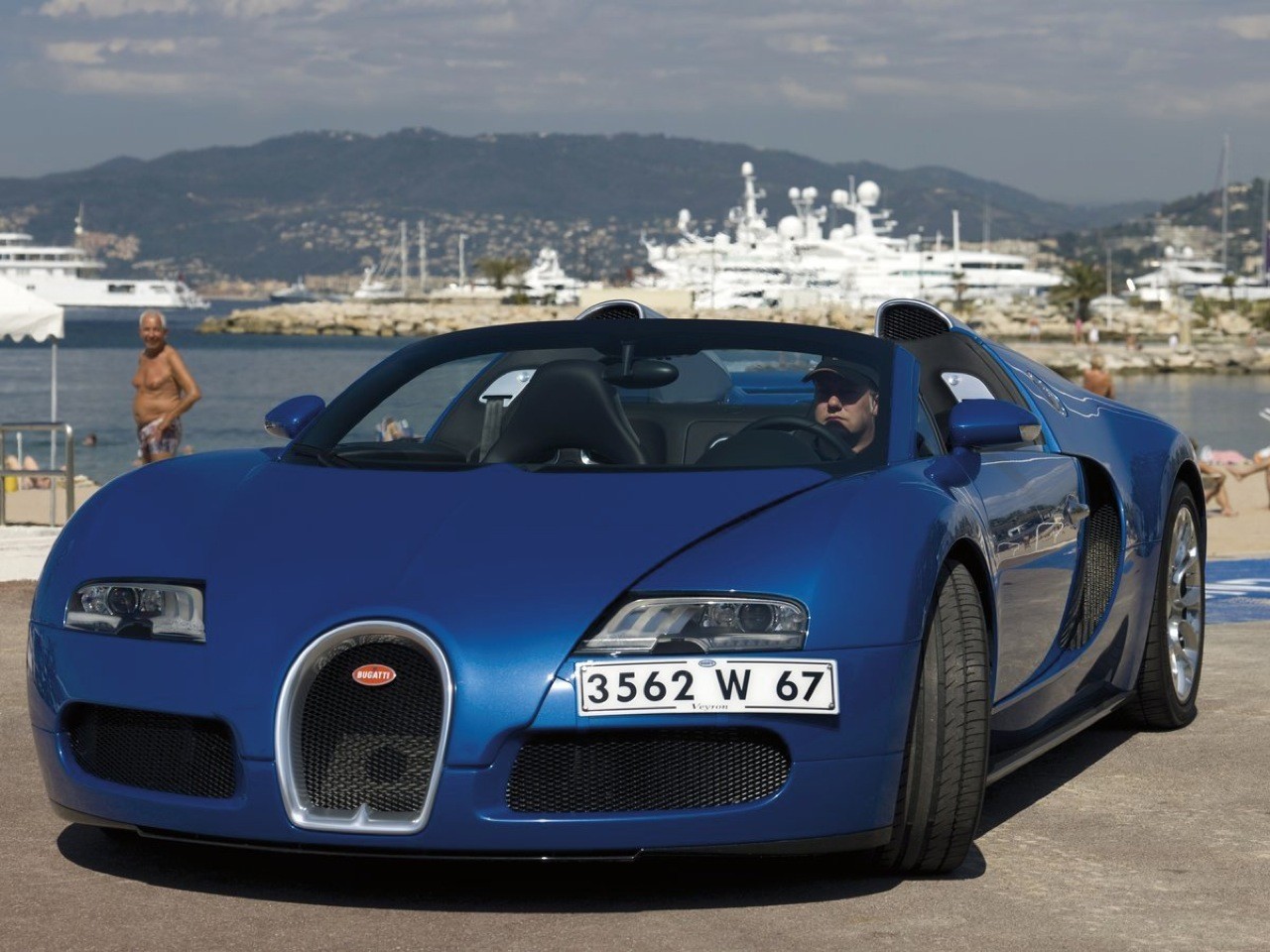 General 1280x960 Bugatti Veyron car blue cars Bugatti vehicle numbers French Cars Hypercar Volkswagen Group