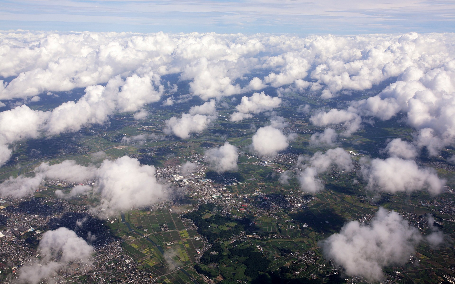 General 1920x1200 clouds aerial view landscape sky