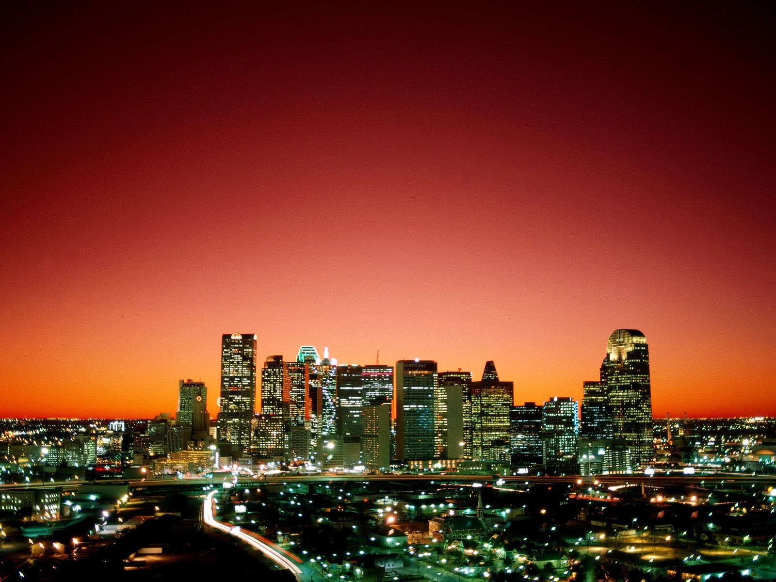 General 1600x1200 cityscape city Dallas city lights skyscraper USA