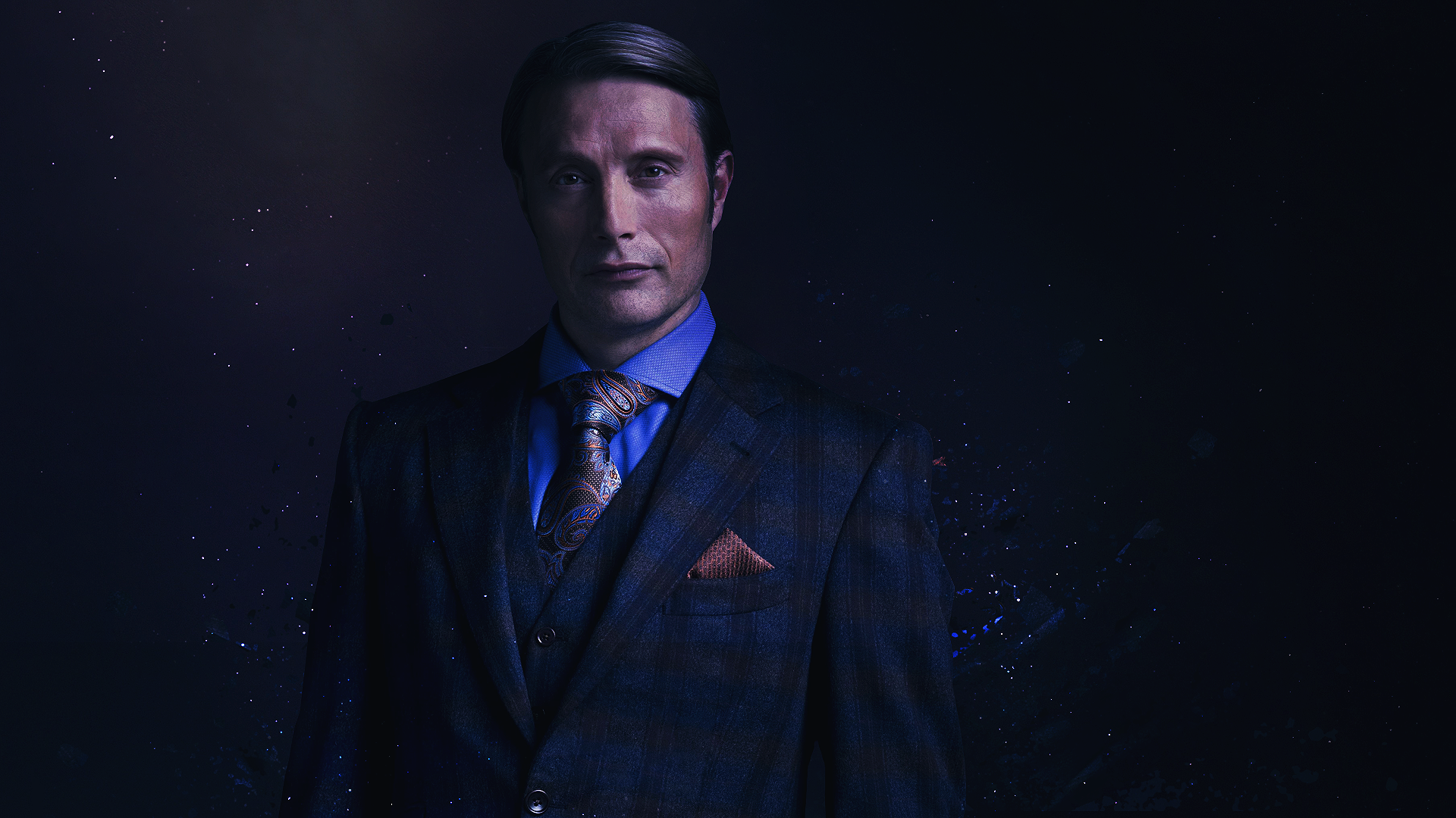 General 1920x1080 Hannibal NBC Mads Mikkelsen Hannibal Lecter men suits tie TV series actor