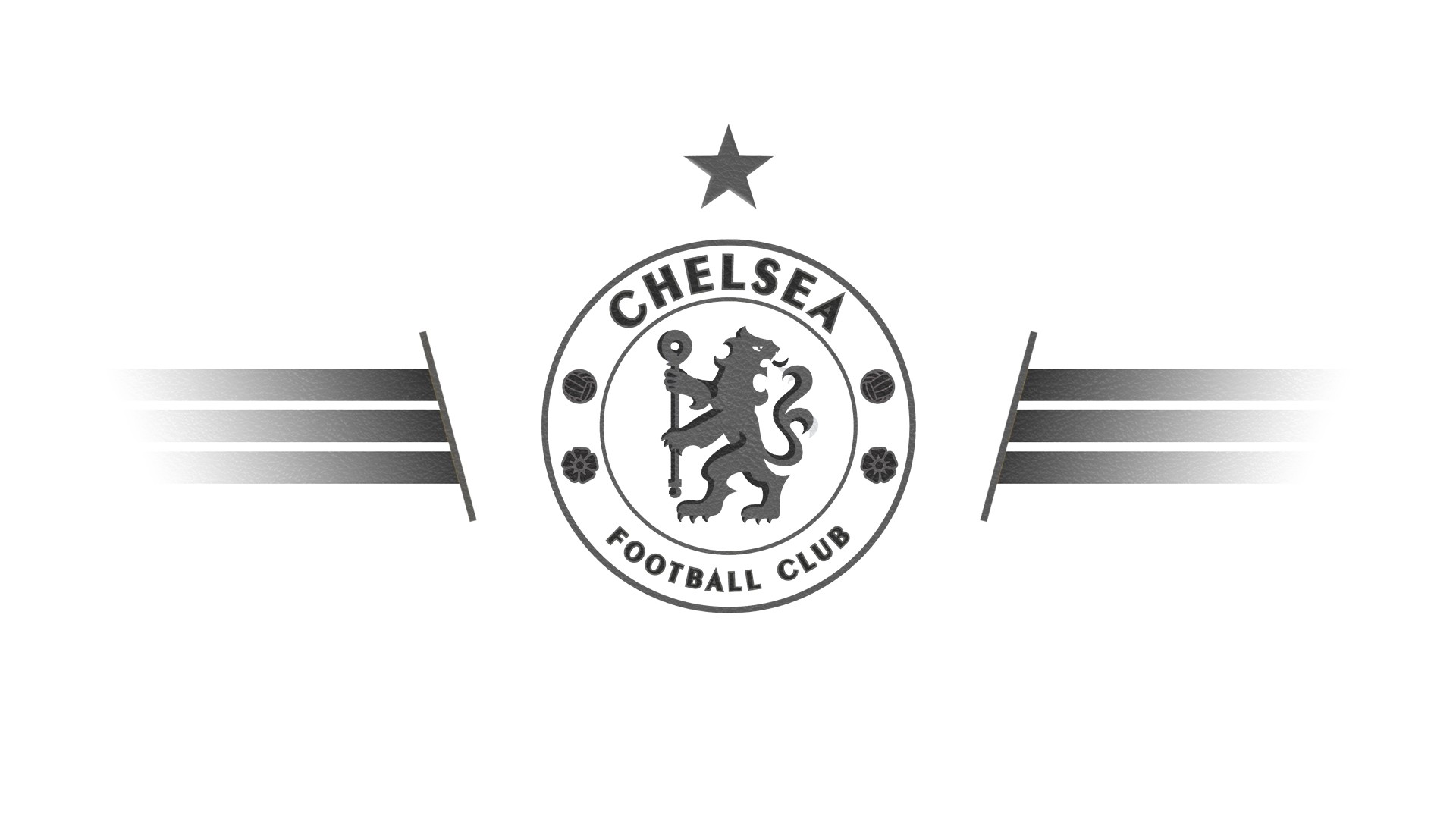 General 1920x1080 Chelsea FC soccer soccer clubs Premier League logo England monochrome sport simple background white background British