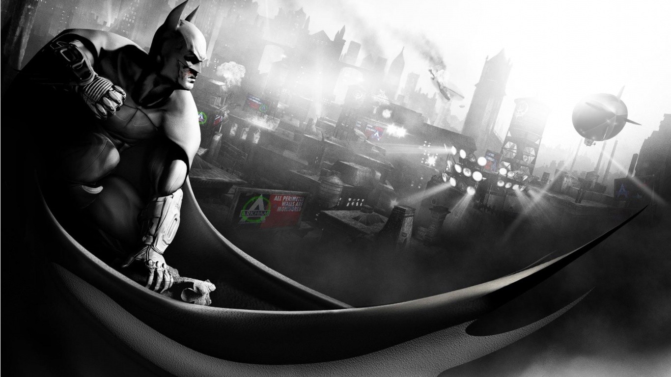 General 1366x768 comics Batman video game art video games Batman: Arkham City Video Game Heroes