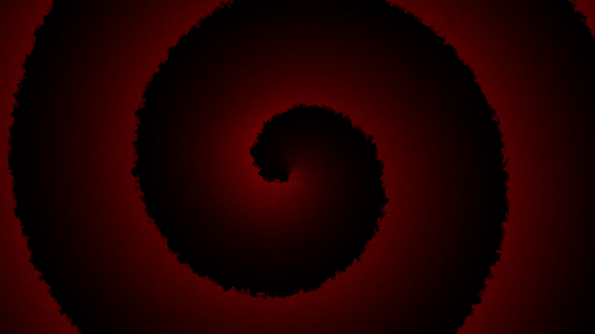 General 1920x1080 spiral digital art black circle
