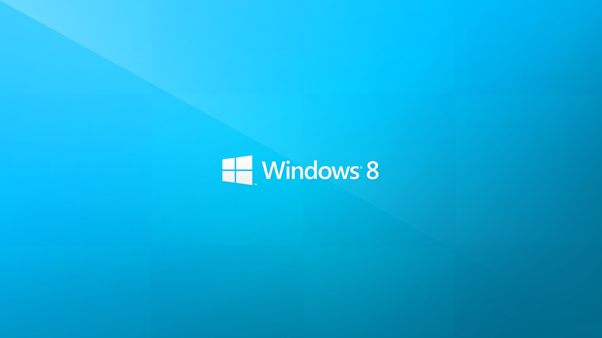 General 1920x1080 Windows 8 minimalism logo gradient cyan background Microsoft Windows operating system