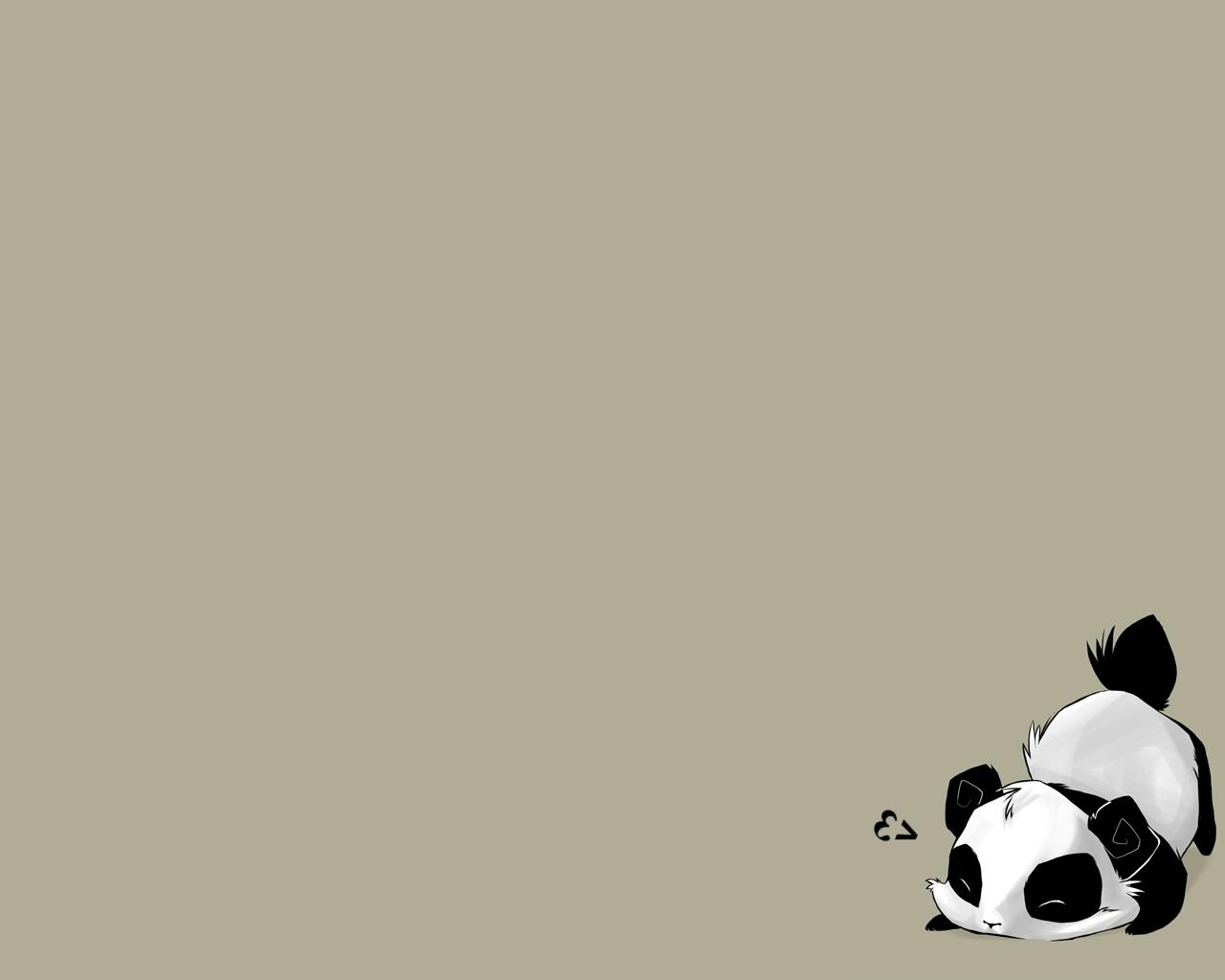 General 1280x1024 simple background animals artwork panda bears mammals minimalism