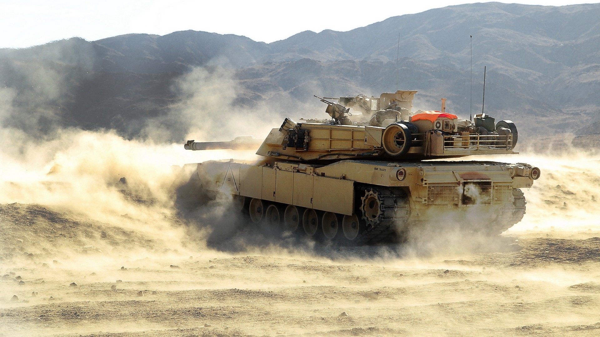 General 1920x1080 M1 Abrams tank military desert vehicle military vehicle