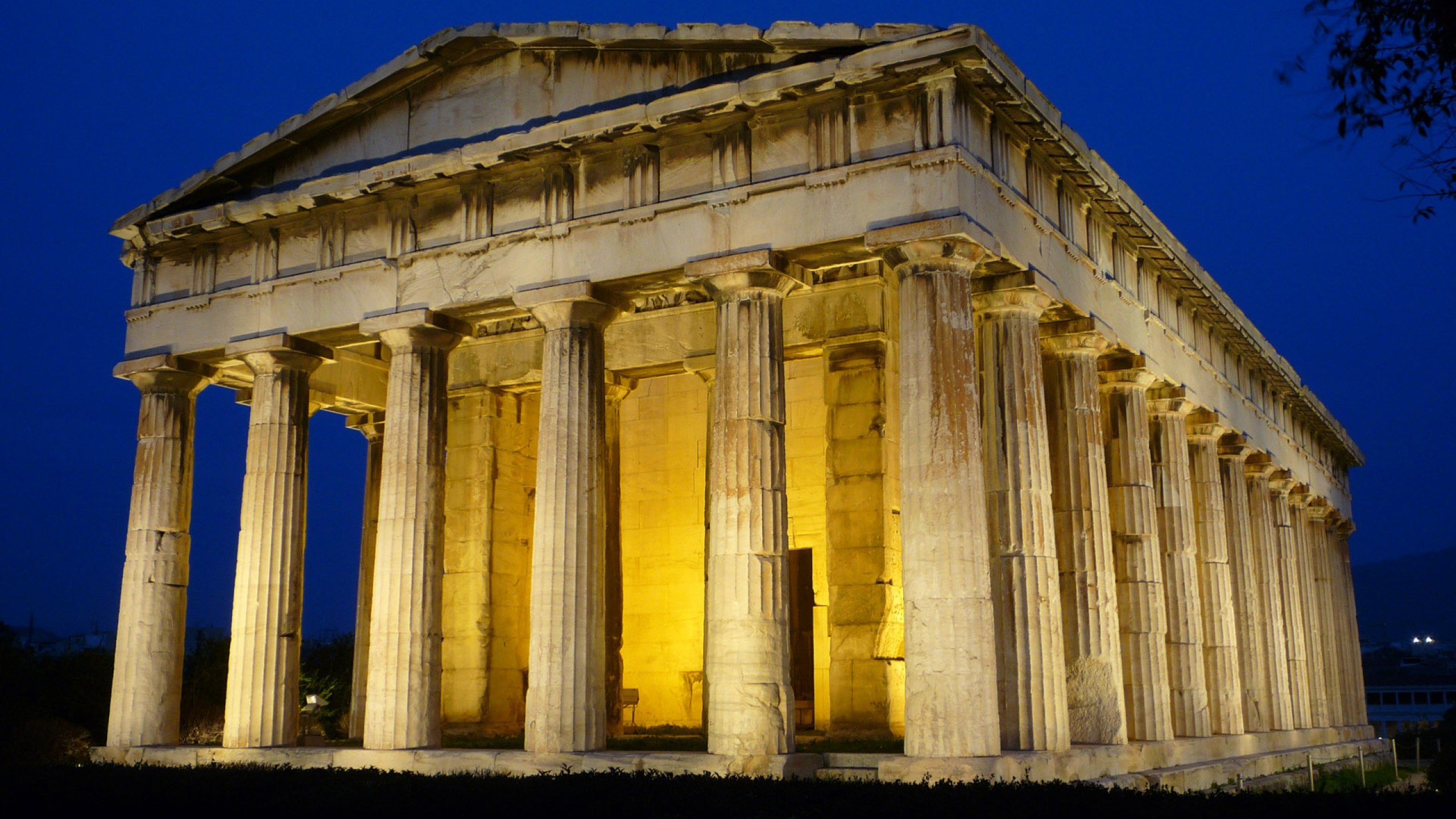 General 2560x1440 ancient architecture temple building Greece history landmark Europe