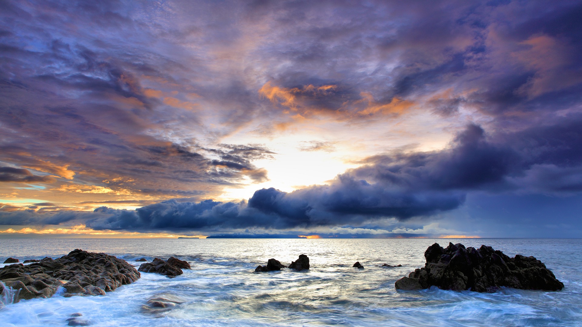 General 1920x1080 clouds sea sky water nature outdoors sunlight