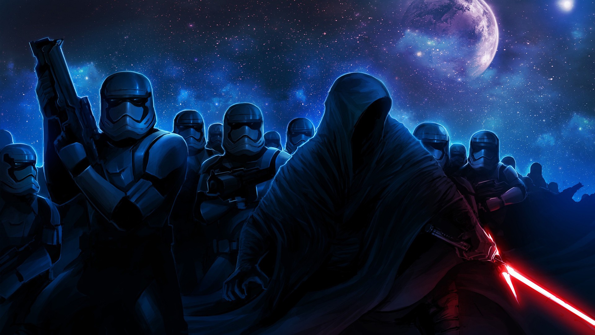 General 1920x1080 Star Wars stormtrooper Star Wars Villains lightsaber dark The First Order First Order Trooper science fiction