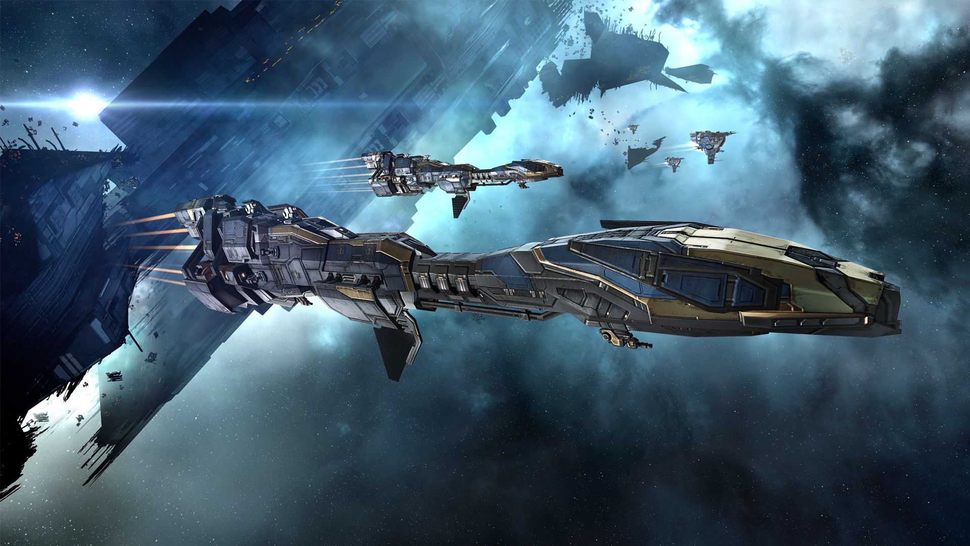 General 1920x1080 EVE Online Minmatar video games spaceship concept art science fiction space PC gaming video game art