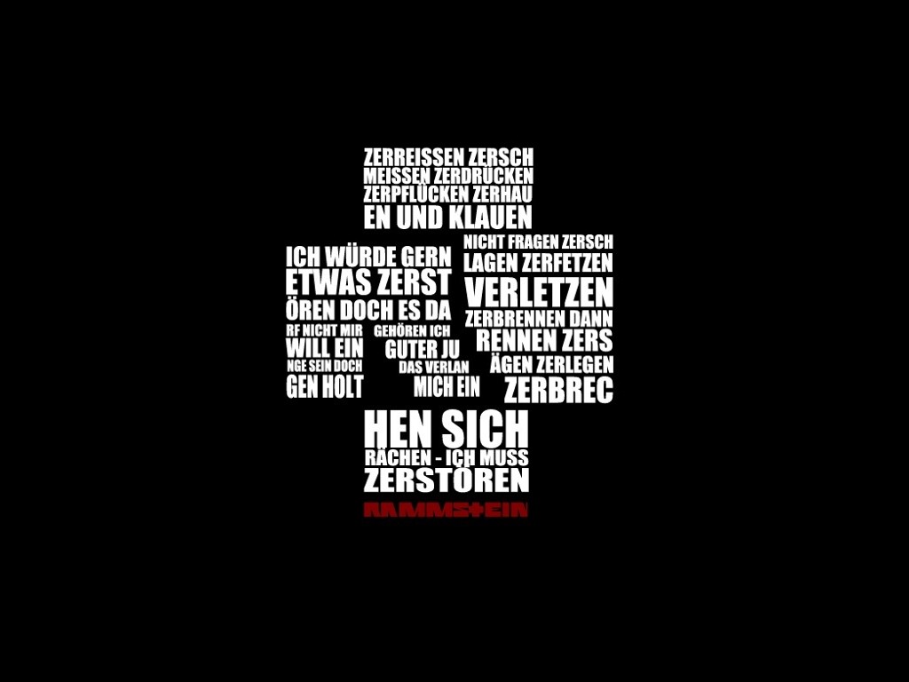 General 1024x768 Rammstein typography music minimalism simple background
