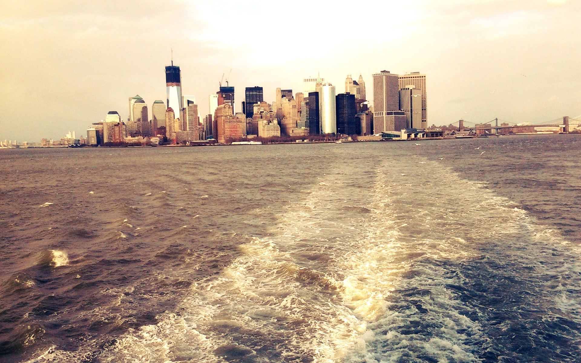 General 1920x1200 water cityscape New York City USA