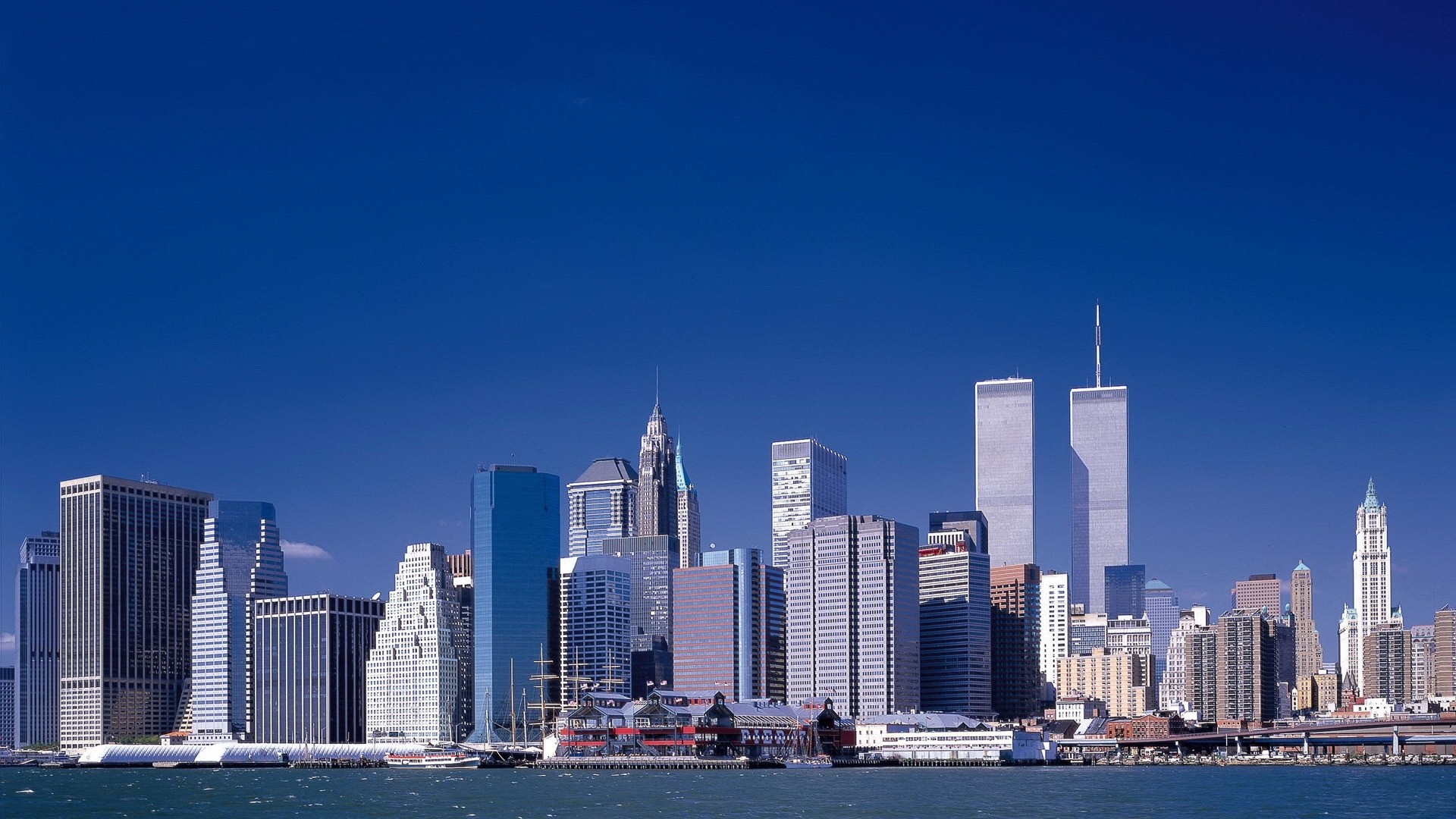 General 1920x1080 city building World Trade Center New York City USA skyline
