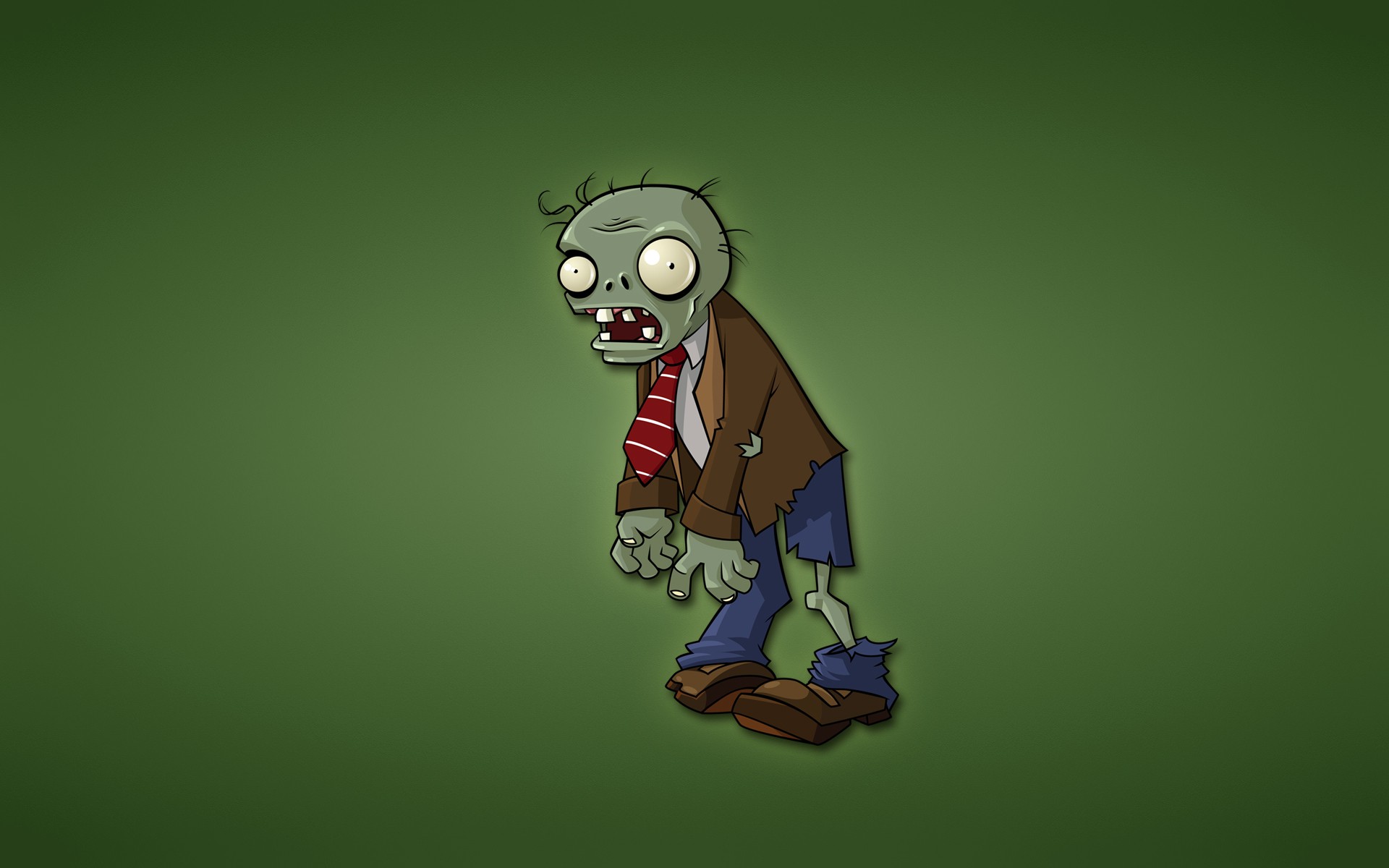 General 1920x1200 minimalism zombies Plants vs. Zombies video games green green background video game art EA Games