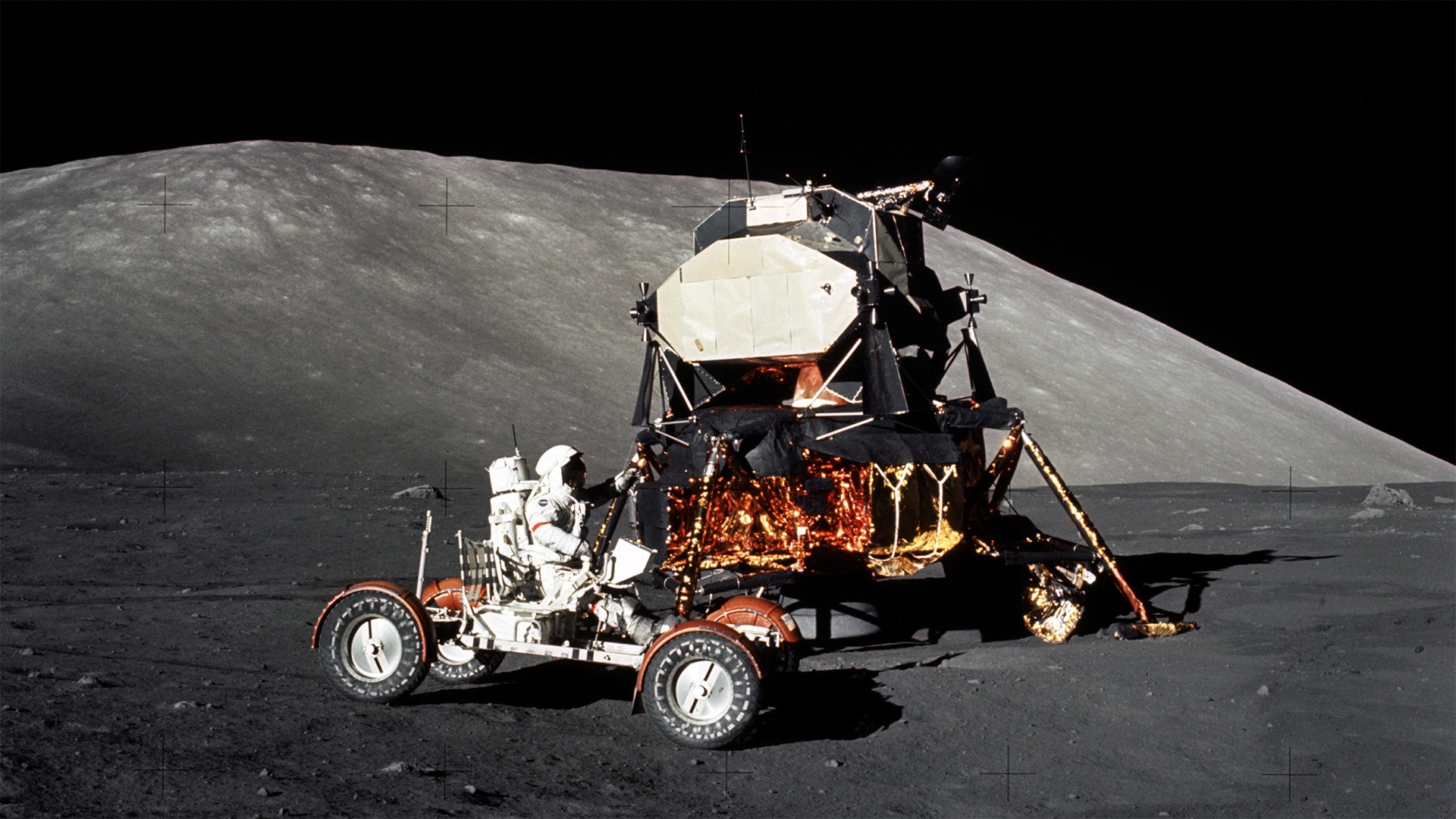 General 1920x1080 Moon space astronaut Apollo program NASA