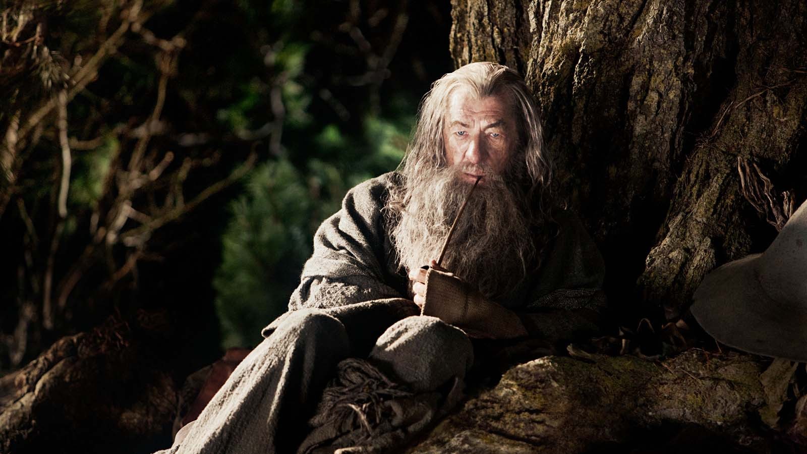 People 1600x900 Gandalf Ian McKellen wizard The Hobbit: An Unexpected Journey The Hobbit movies film stills beard actor