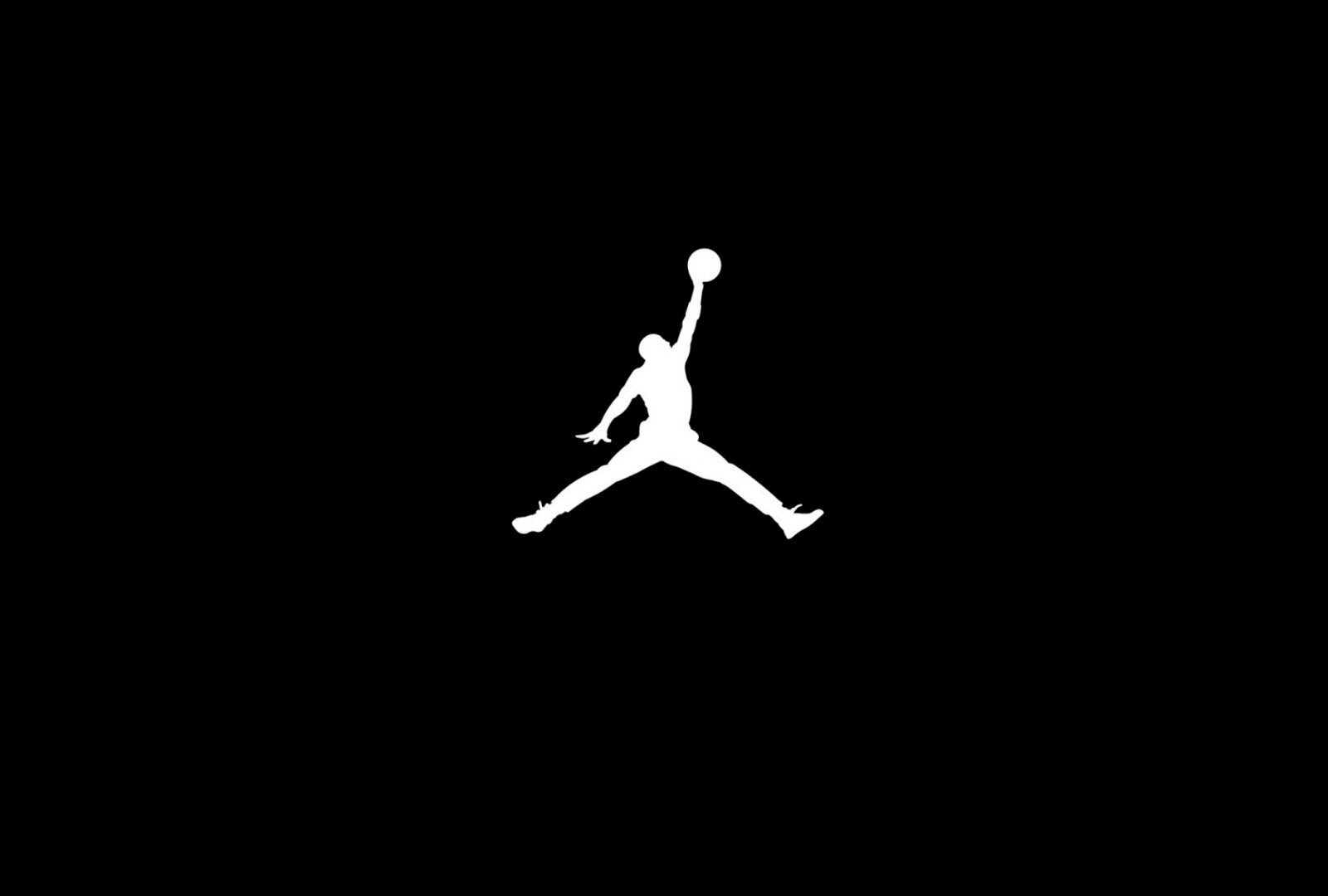 General 1600x1080 Michael Jordan silhouette basketball simple background celebrity sport