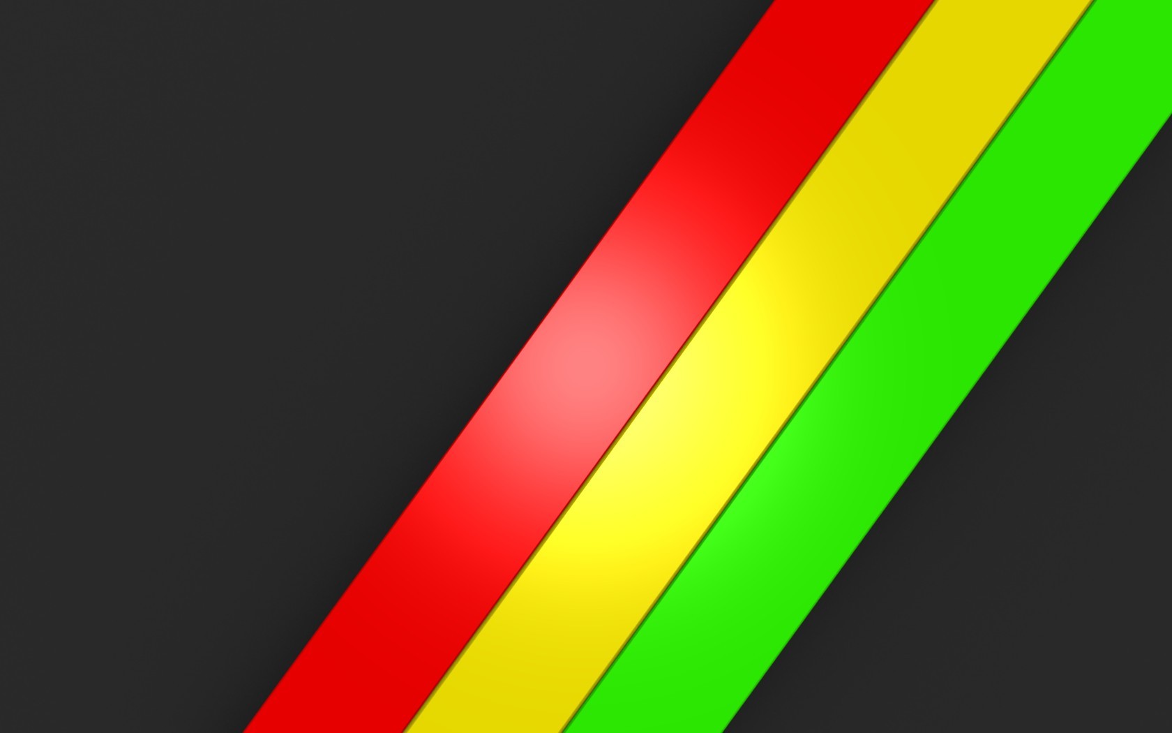 General 1680x1050 colorful black red yellow green lines
