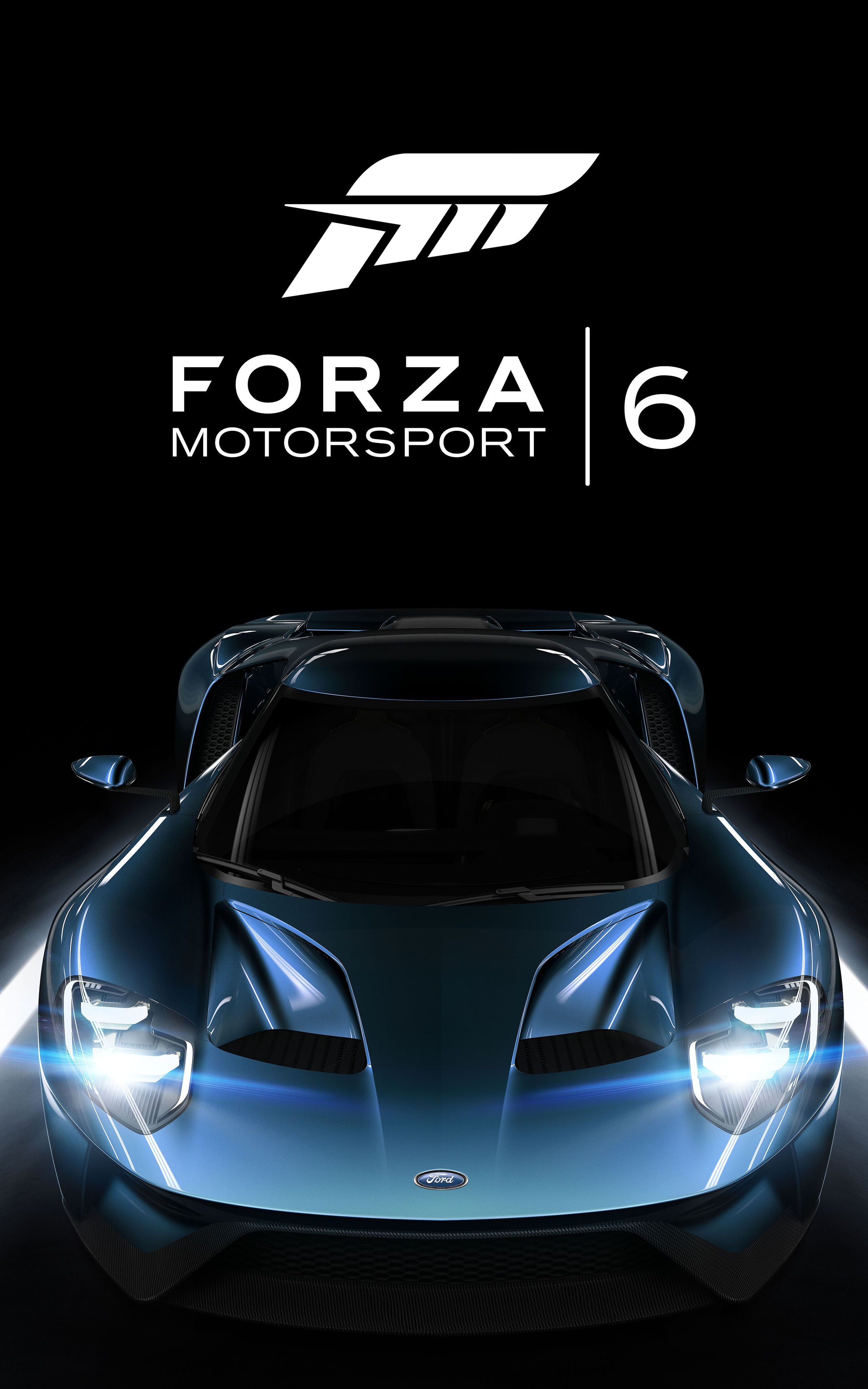 General 2400x3840 Forza Motorsport 6 video games Ford GT car simple background portrait display Ford GT Mk II Turn 10 Studios supercars vehicle