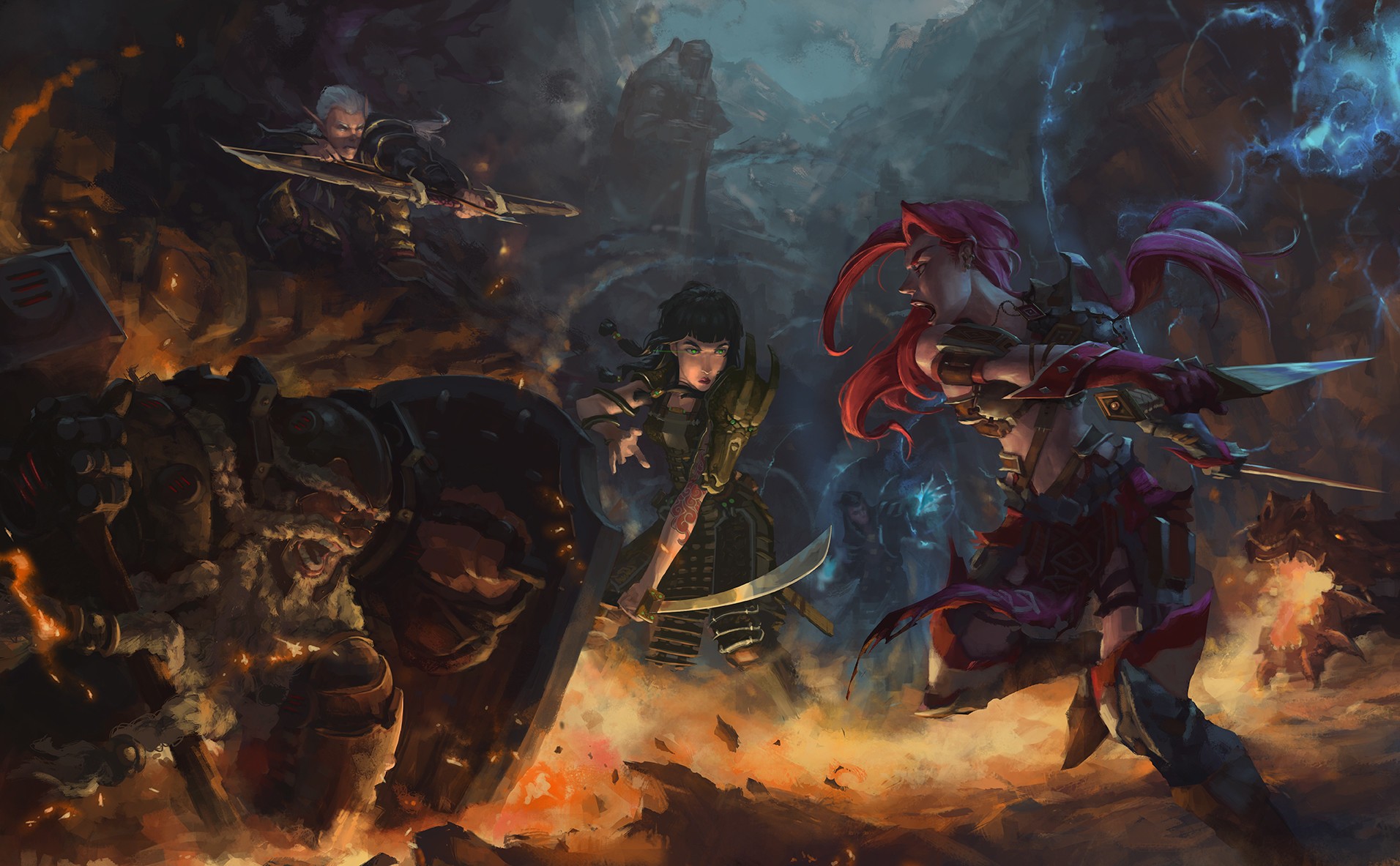 General 1912x1183 fantasy art fantasy girl warrior battle artwork