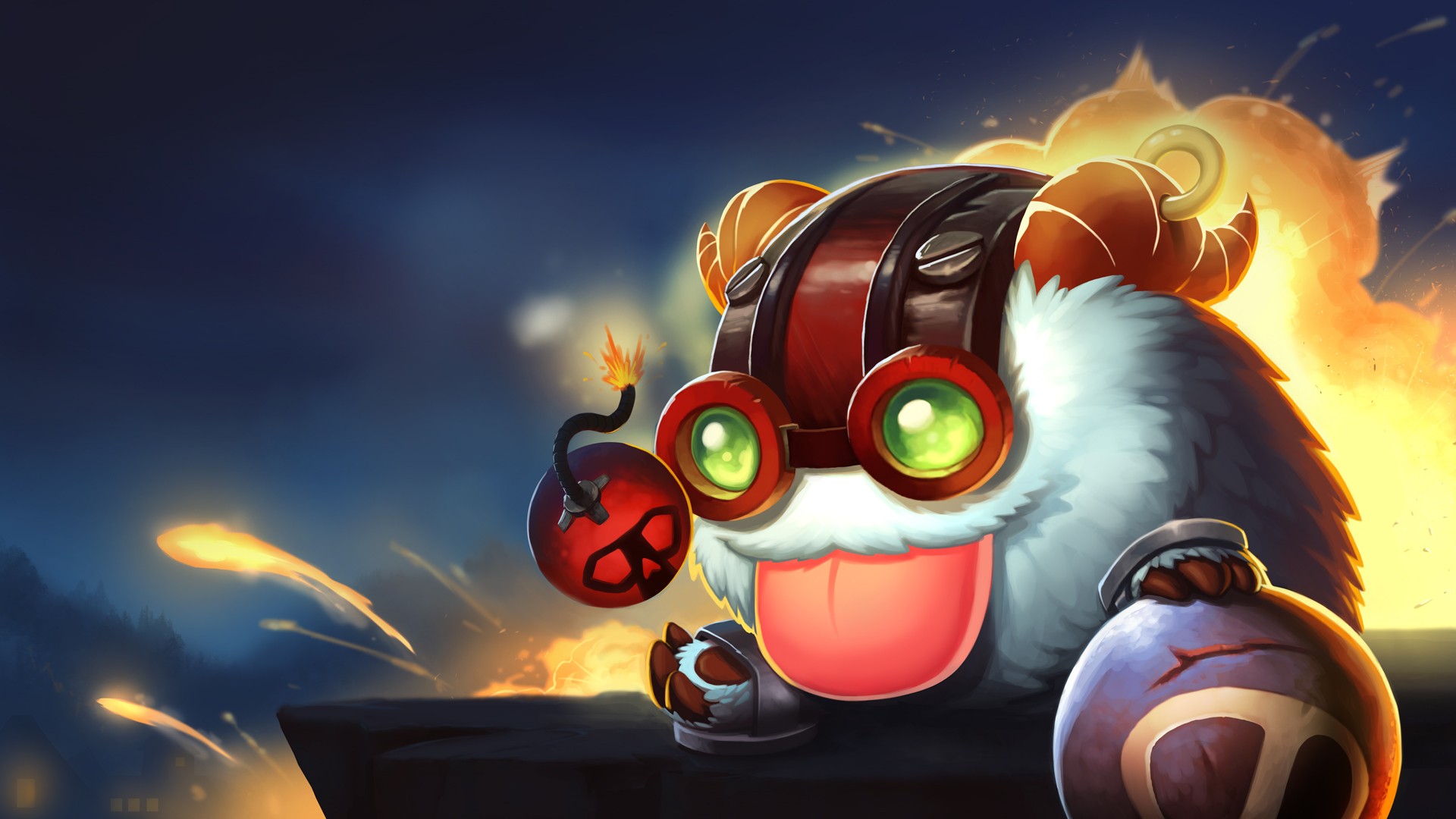 General 1920x1080 League of Legends Poro (League of Legends) Ziggs (League of Legends) video game art PC gaming video game characters