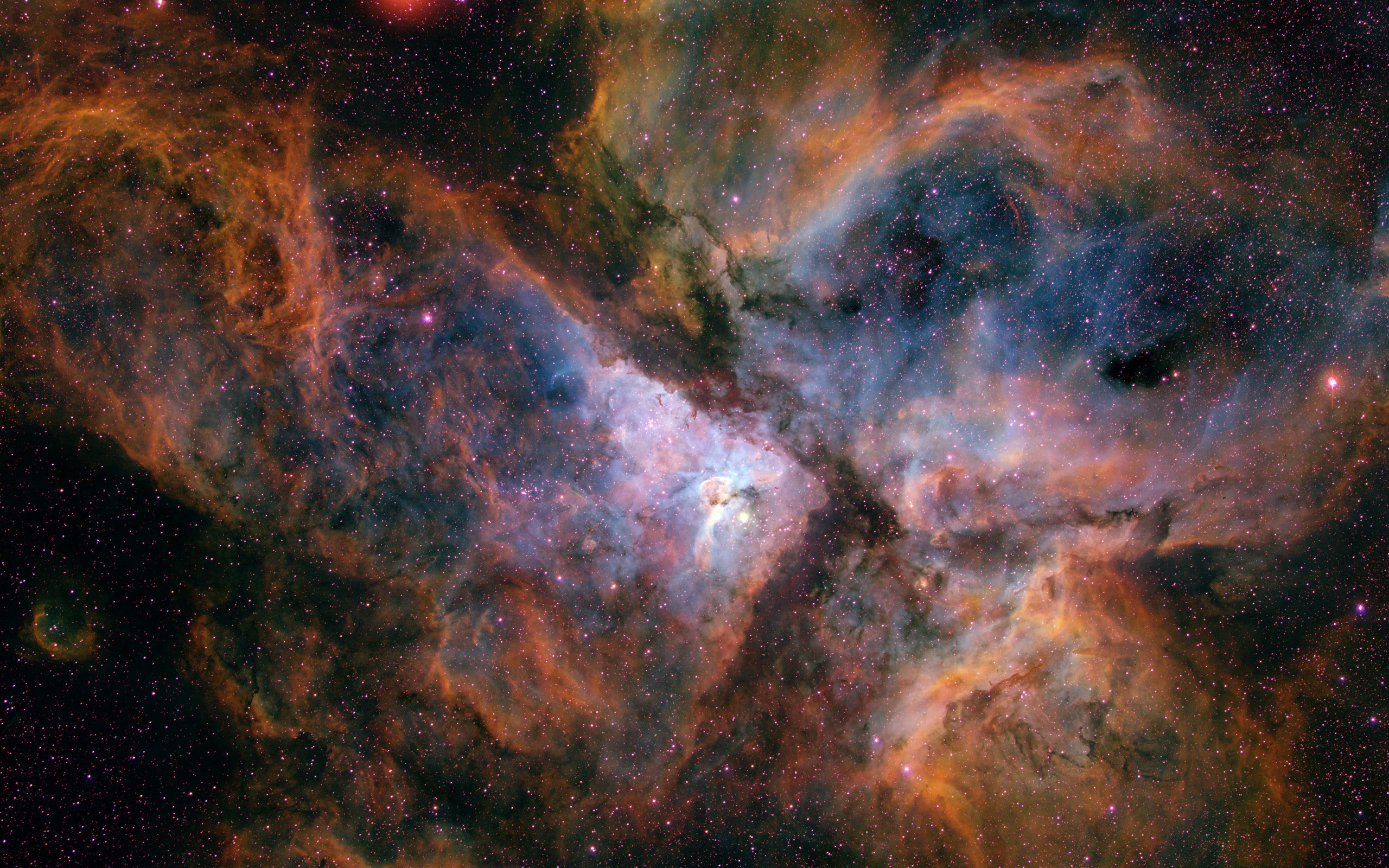 Space Stars Nebula Carina Nebula Space Art Digital Art 2560x1600