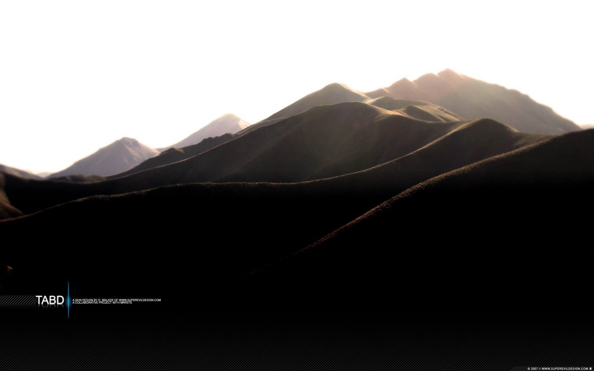 General 1920x1200 landscape mountains nature typography dark low light watermarked 2007 (Year)