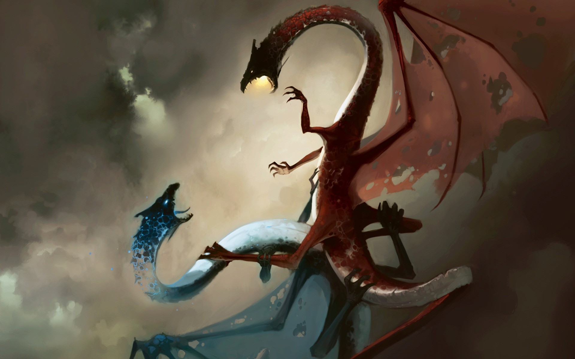 General 1920x1200 dragon fantasy art Magic: The Gathering creature Trading Card Games